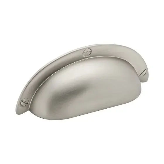 3922 Tirador tipo concha – 64 mm – Estilo acero inoxidable