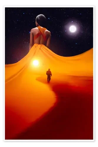 A lonely dress desert of love de Gen Z