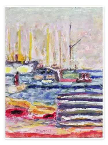 A port in Normandy, 1930 de Pierre Bonnard Bridgeman Images