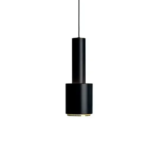 A110 Hand Grenade Lámpara Colgante Negro/Latón – Artek