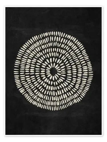 Abstract black circle de Olga Telnova