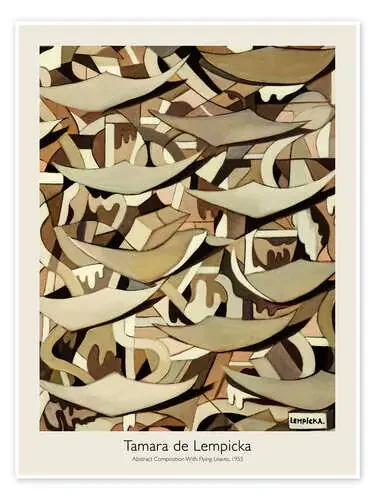 Abstract Composition With Flying Leaves, 1955 de Tamara de Lempicka