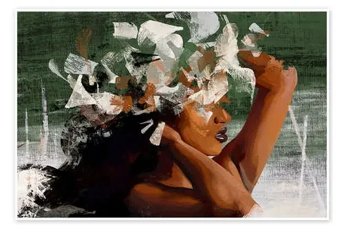 Abstract Portrait – Lily Crown de Pineapple Licensing