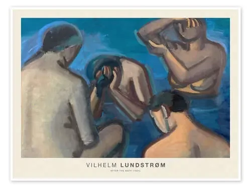 After the Bath, 1924 de Vilhelm Lundstrøm Exhibition Posters