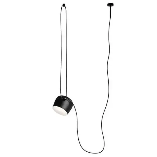Aim Lámpara Colgante sin Enchufe Negro – Flos