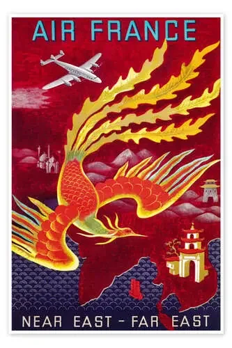 Air France, Medio Oriente – Lejano Oriente (inglés) de Vintage Travel Collection