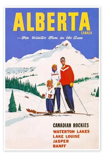 Alberta (inglés) de Vintage Ski Collection