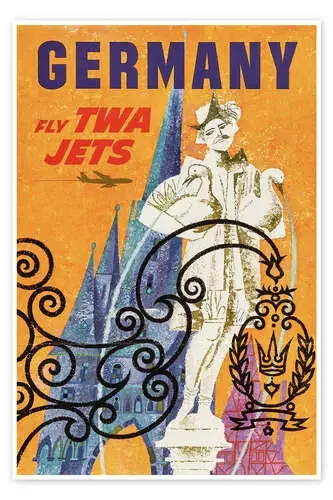 Alemania a través de TWA de Vintage Travel Collection