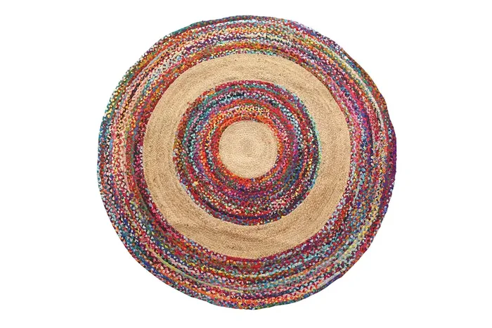 Alfombra Algodon Yute 200X200 4550 Gr. Chindi