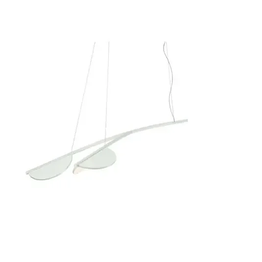 Almendra S2 Y Short Lámpara Colgante Off-White – Flos