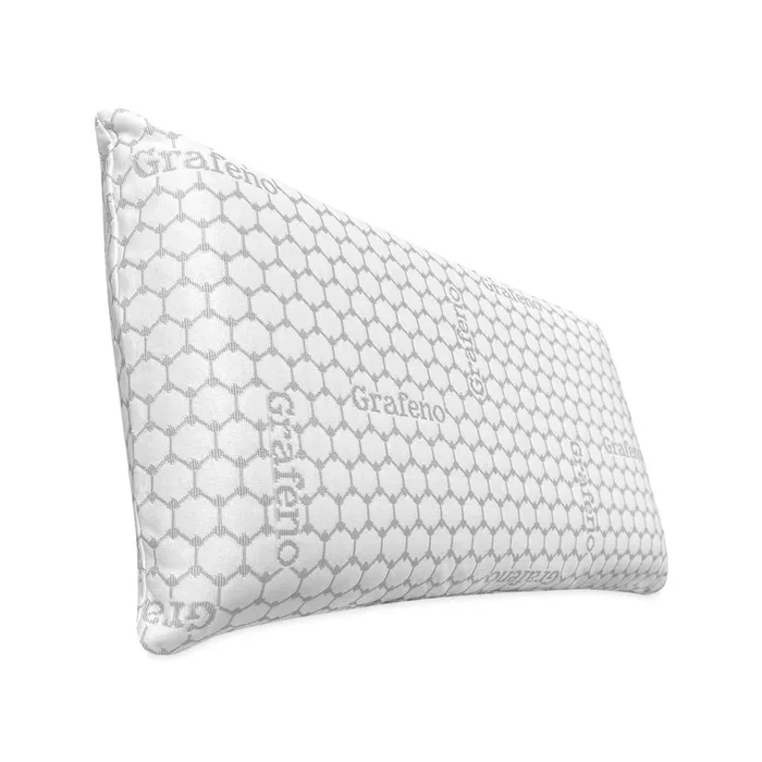 Almohada Viscoelástica 80 x 40 cm Carbono Plus Máximo Confort y Excelente Adaptabilidad con Propiedades Antiestrés