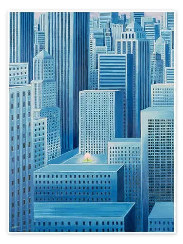 Alone in a city de Liz Wright Bridgeman Images