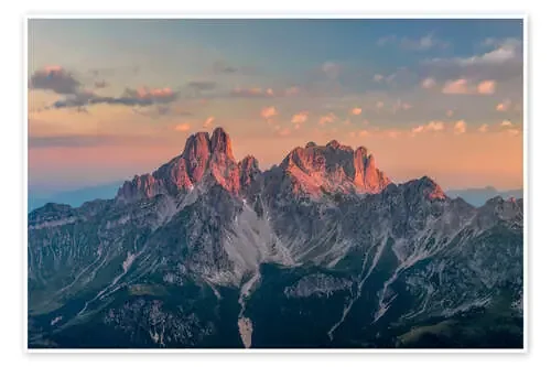 Alpenglow en los Alpes – Bischofsmütze de Dieter Meyrl