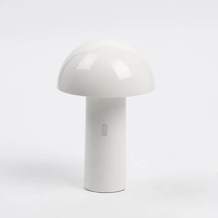 Aluminor Capsule lámpara de mesa LED móvil, blanco