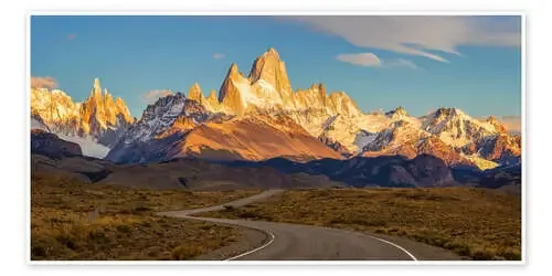 Amanecer en Fitz Roy en la Patagonia de Dieter Meyrl