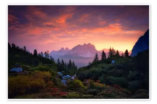 Amanecer en los Dolomitas de Sebastian Warneke