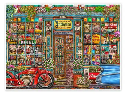 Antigüedades de la vieja escuela de Michael Fishel Big Vision Publishing