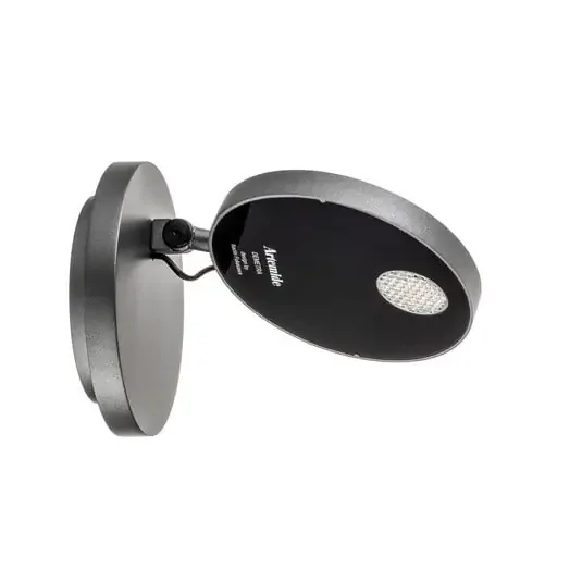 Aplique de pared LED Demetra, atenuable, 2700 K, gris – Artemide