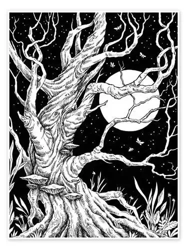 Árbol de luz de luna de Vasilisa Romanenko