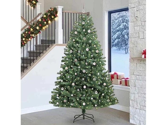 Árbol de Navidad artificial con ramas articuladas Verde 270 cm