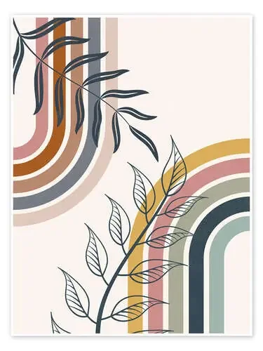 Arcoiris boho y plantas de TAlex