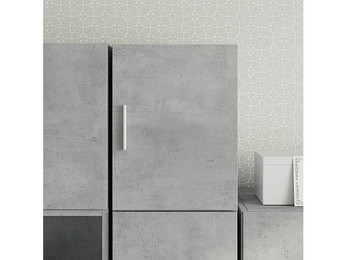 Armario de pared madera ingeniería gris hormigón 30×42,5×40 cm