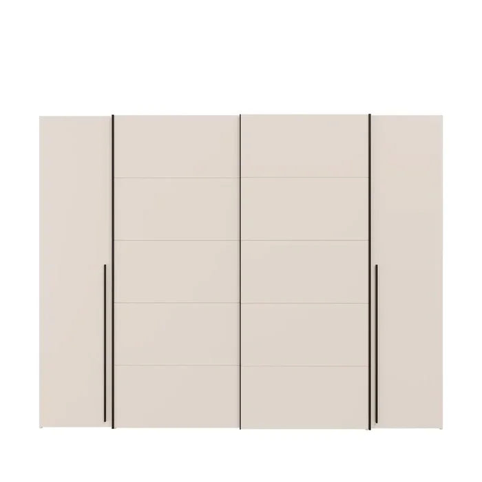 Armario SAND 210x270cm 2 puertas batientes y 2 puertas correderas