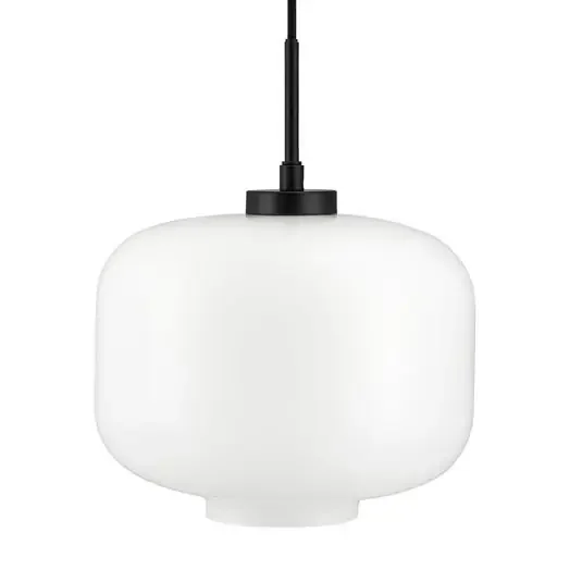 Arp Lámpara Colgante Ø30 Opal/Black – DybergLarsen