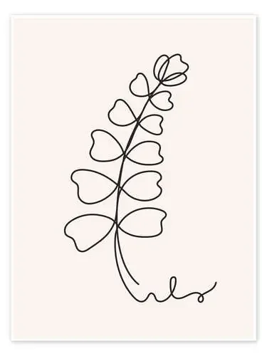 Arte de línea botánica de TAlex