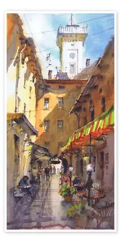 At the Street Café de Samira Yanushkova