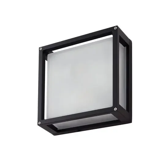 Aurelien aplique de exterior antracita 25×25 cm sensor – Lucande