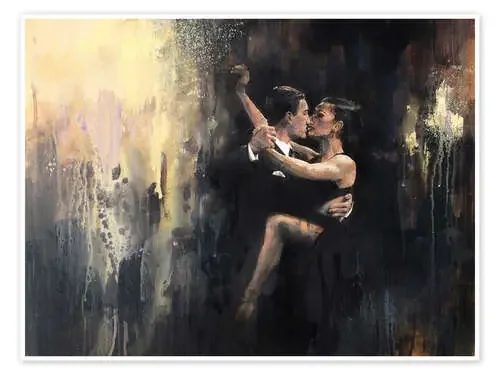 Bailarines de tango de Tony Hinchliffe Advocate Art