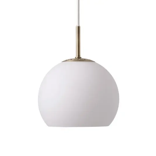 Ball Glass Lámpara Colgante Ø18 Ópalo Blanco – Frandsen