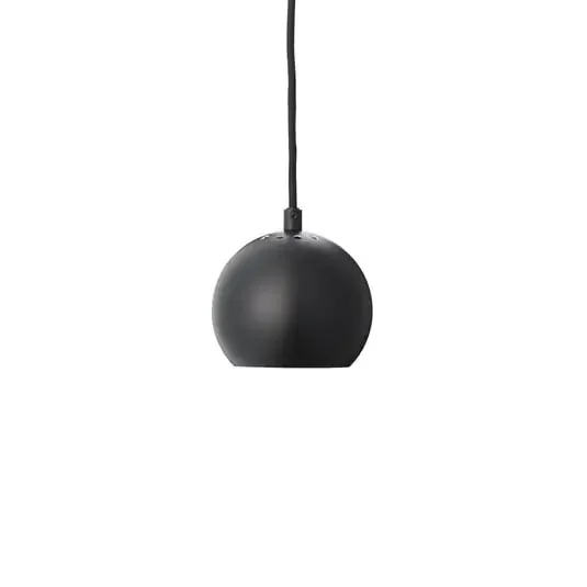 Ball Lámpara Colgante Ø12 Matt Black – Frandsen