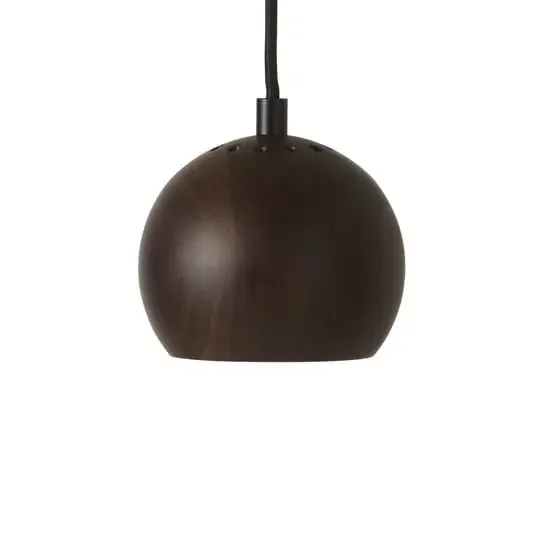 Ball Lámpara Colgante Ø12 Walnut – Frandsen