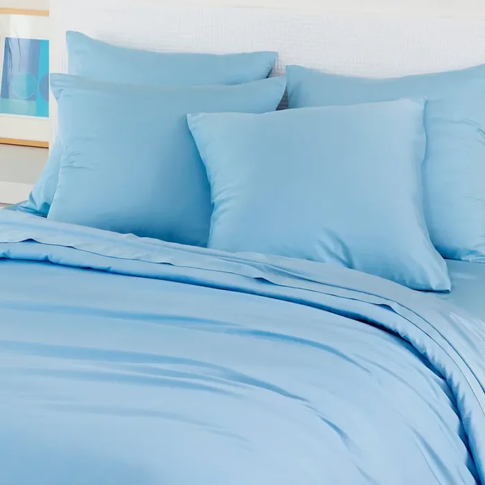Bambaw Cozy Funda de Almohada de Bambù 50 x 75 cm, Set de 2, Marfil