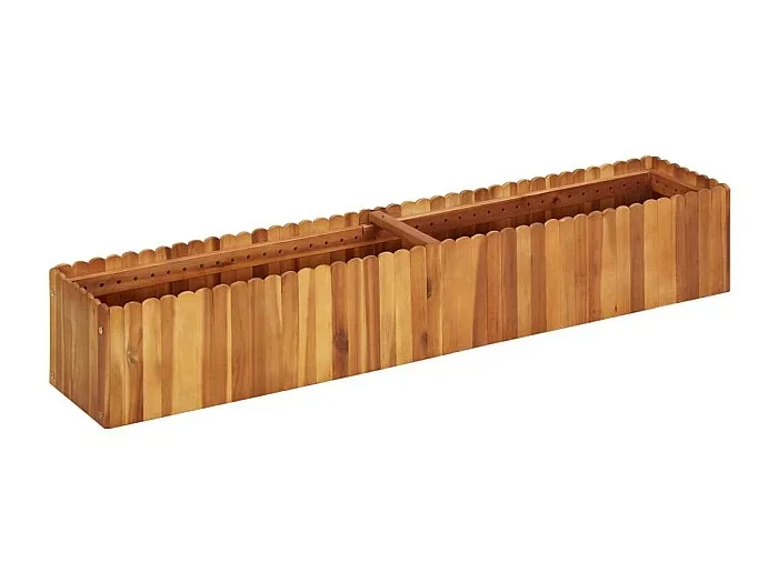 Bancal elevado 150x30x25 cm Madera maciza de acacia