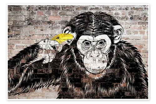 Banksy – Banana Monkey de Pineapple Licensing