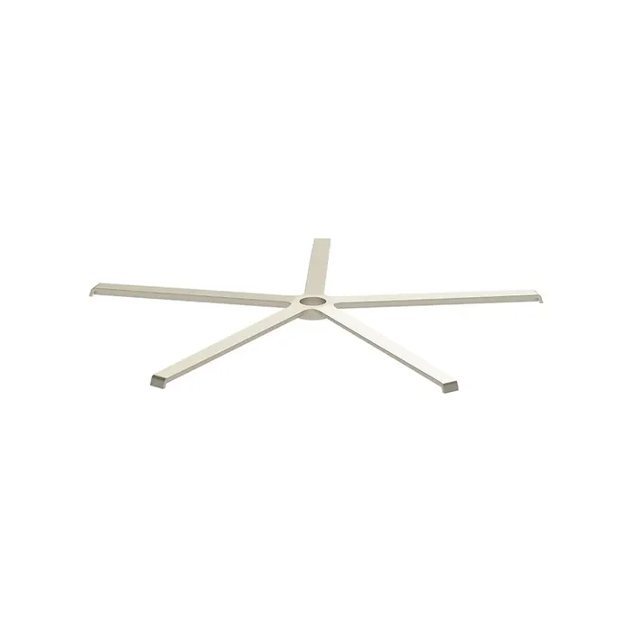 BASE ACERO 5 BRAZOS MODELO CONEY ø690 NÍQUEL CEPILLADO