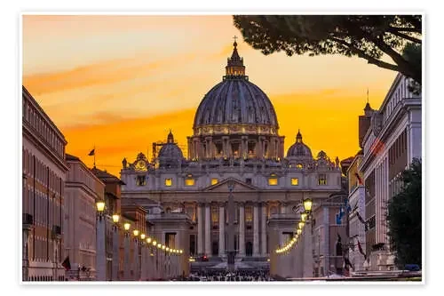 Basílica de San Pedro, Vaticano de William Perry Danita Delimont