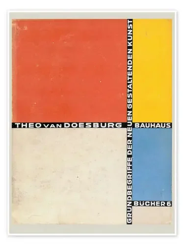 Bauhaus Book Cover de Theo van Doesburg Bridgeman Images