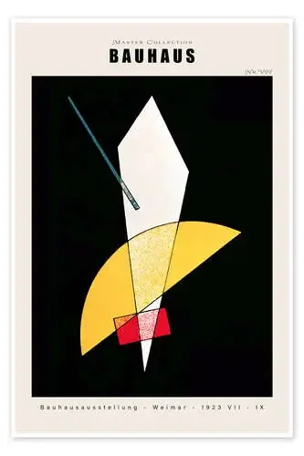 Bauhaus exhibition in Weimar, Germany de László Moholy-Nagy Exhibition Posters