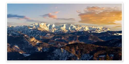 Bavarian Alps in Chiemgau with a view of Watzmann de Dieter Meyrl