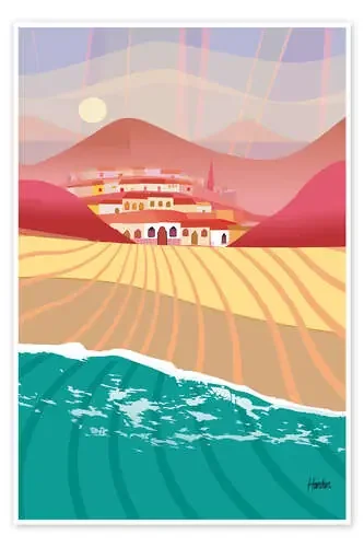 Beach Village de Charles Harker