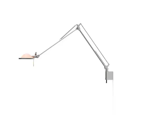 Berenice Aplique de Pared 30×30 Rosa Vidrio/Aluminio – Luceplan