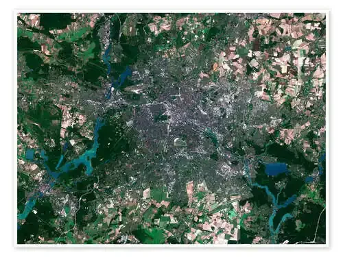 Berlín visto desde el espacio de Planetobserver Science Photo Library