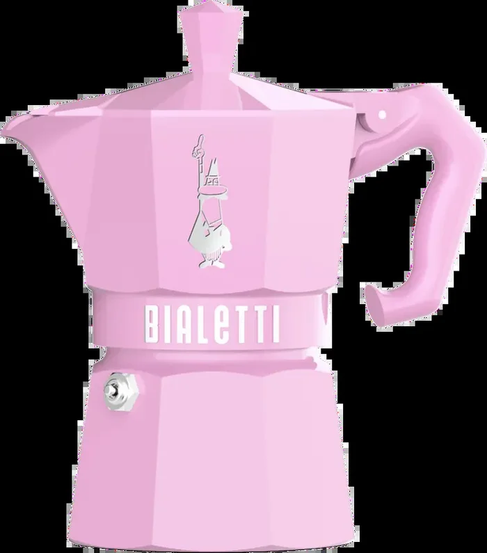 Bialetti Moka Exclusive – Pink, 3 tazas