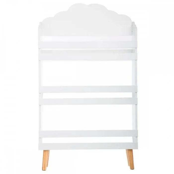 Biblioteca MDF blanco 100x58x18cm