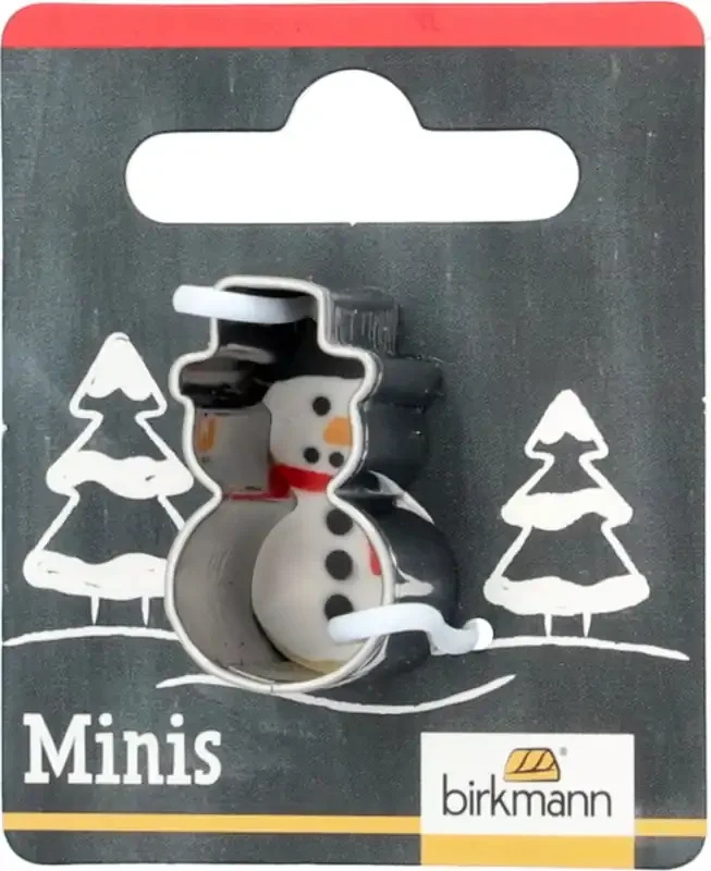 Birkmann Mini Molde para Galletas – Muñeco de Nieve