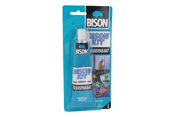 Bison kit pegamento transparente 100 ml lavadora 6305943